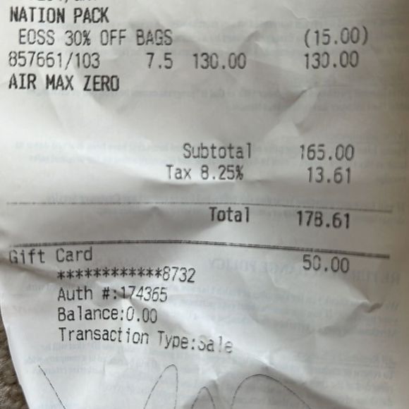 women’s air max zero oatmeal-white - Picture 7 of 7